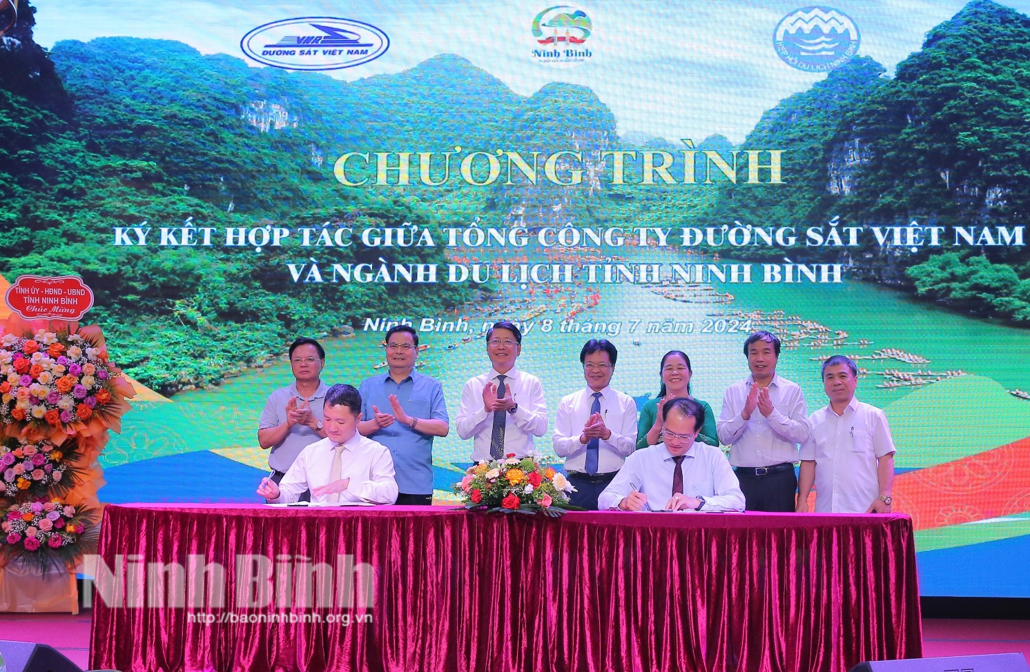 Ký kết hợp tác giữa Tổng Công ty đường sắt Việt Nam và ngành Du lịch Ninh Bình