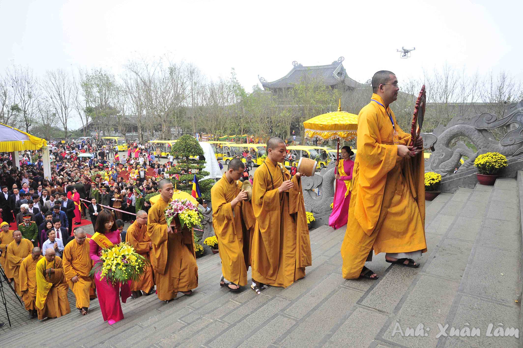 Lễ hội chùa bái đính  du lịch ninh binh