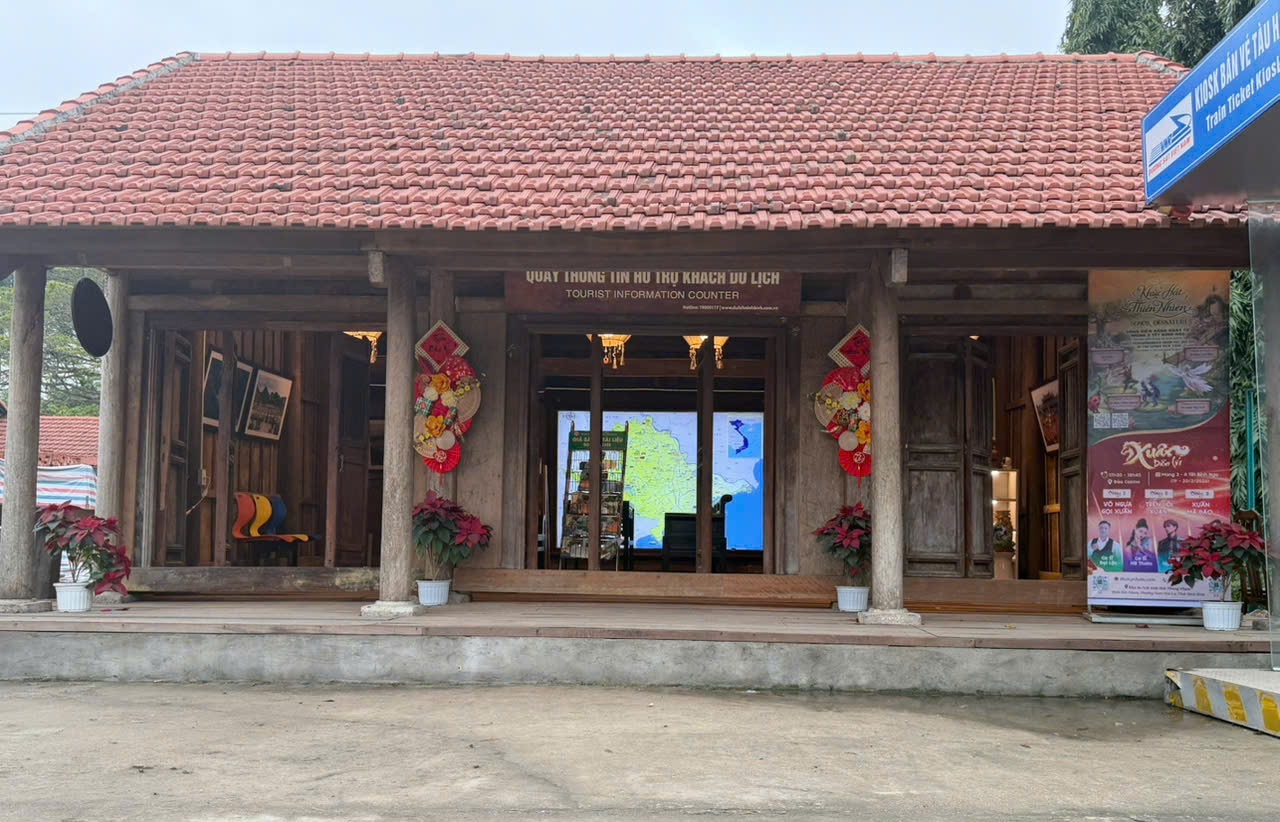 Trạm hỗ trợ du khách tại khu du lịch Tam Cốc – Bích Động